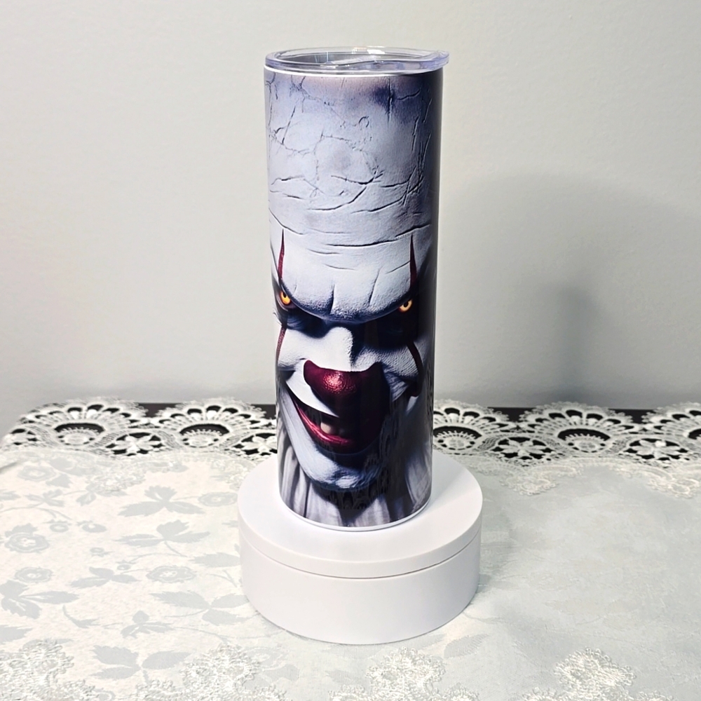 Custom 20oz Stainless Steel Tumbler - It Clown